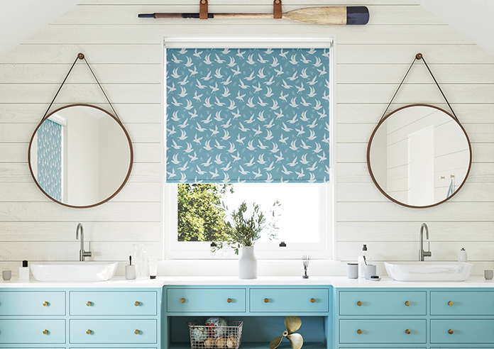 Seagulls, Seafoam - Roller Blind - Image 3